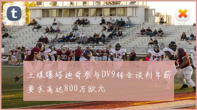 土媒曝塔迪奇参与DV9转会谈判年薪要求高达800万欧元