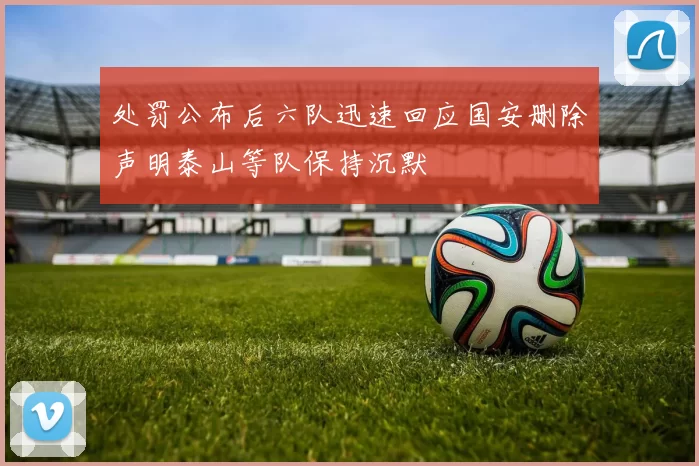 处罚公布后六队迅速回应国安删除声明泰山等队保持沉默
